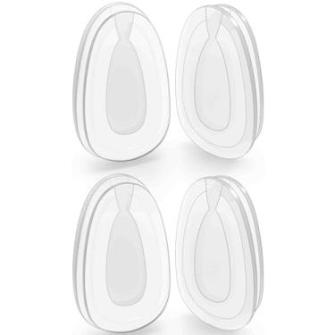 Imagem de ToughAsNails 2 pares de protetores nasais transparentes de substituição para óculos Oakley Gauge 8 M | Calibre 8 L | Calibre 6 | Óculos de sol calibre 3.1 | Óculos de sol