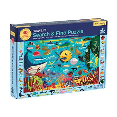 Imagem de MudPuppy Ocean Life Search & Find Puzzle (64 Piece) (9780735351974)