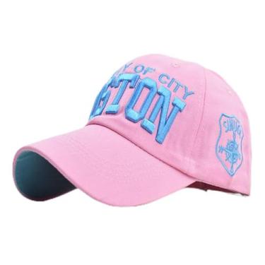 Imagem de Boné de beisebol clássico da moda masculino feminino boné de beisebol masculino para mulheres boné de beisebol para homens chapéus, rosa, G