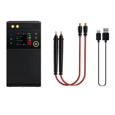 Imagem de HYZHANHONG Máquina de soldagem por portátil Spot Spot, Bateria de energia de 5000mA embutida 1200A de descarga de corrente e cabo de carregamento USB para soldagem da placa de bateria