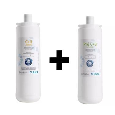 Imagem de Kit refil filtro ibbl c+3 + refil pré c+3  modelo