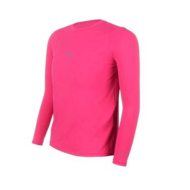 Imagem de Camiseta Speedo Protection UV 50 Manga Longa Infantil Rosa-Unissex