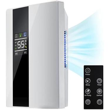 Imagem de Desumidificador - Desumidificador ultra silencioso - Desumidificador de compressor elétrico com eficiência energética para casa - Remove condensação e umidade, evita mofo