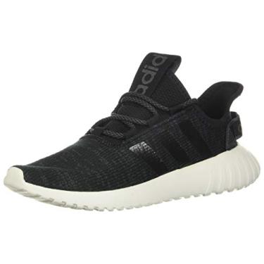 Imagem de adidas Tênis de corrida feminino Kaptir X Cloudfoam, Preto/Preto/Cinza, 5.5