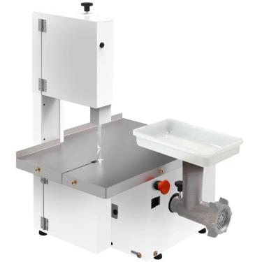 Imagem de Serra Fita de Bancada Bivolt com Moedor de Carne Eletrico 1/