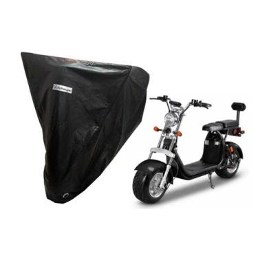 Imagem de Capa Protetora Cobrir Moto Elétrica - Impermeável c/ forro - Kahawai C