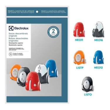 Imagem de Saco Aspirador Electrolux Neo Compact 1200 Listo 1300w 1400w Original
