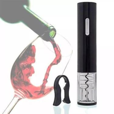 Imagem de Abridor De Vinho Automatico Eletrico Sem Fio Saca Rolhas - ConnectCell