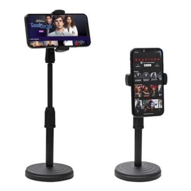 Imagem de Suporte Celular Mesa Tripé Articulado Selfie Universal - Kingleen