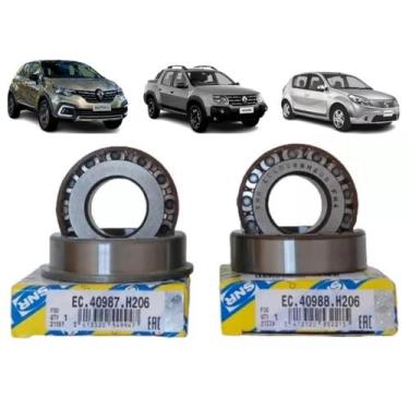 Imagem de KIT 2 Rolamentos Cambio Logan Sandero Captur duster oroch - SNR NTN