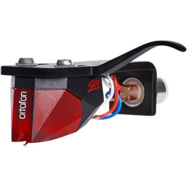 Imagem de Ortofon 2M Vermelho Pré-montado - Captador Vermelho 2M Montado em SH-4 Preto Headshell | Montagem fácil em braços em forma de S | Vermelho/Preto