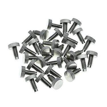 Imagem de Dopro Pacote com 30 parafusos de afinação fina de ponte de tremolo de aço inoxidável para guitarra, parafusos de afinação finos para Floyd Rose FR