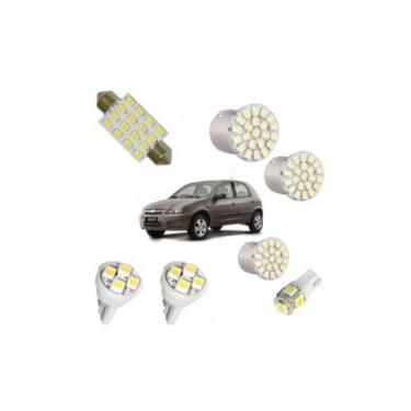 Imagem de Kit Lâmpada De Led Celta 2001/2017 Teto Placa Ré Lanterna - Blue Lion,