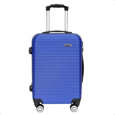 Imagem de Mala de Viagem Bordo 10kg Venture Infinity Rígida Rodas Duplas 360 Azu