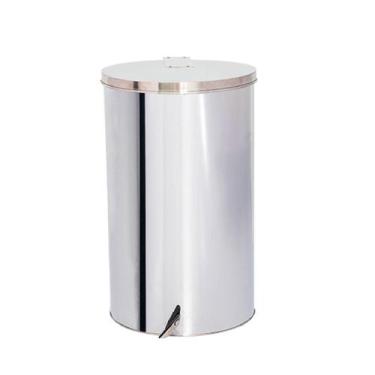 Imagem de Lixeira com Tampa Pedal de Aço inox 30x50cm 40 litros - JJ.P3050 - JJ 