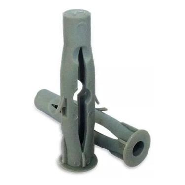 Imagem de Bucha Plástica Para Tijolo Baiano C/ Anel 06 - 10 Unidades - Casafix