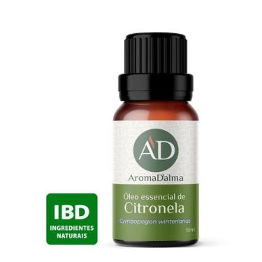 Imagem de Óleo Essencial De Citronela 100% Puro - 10ml - Ideal Para Difusor, Aro