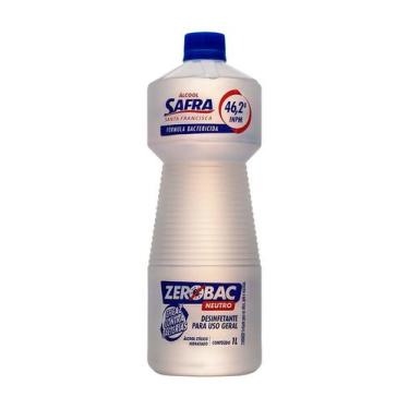 Imagem de Alcool safra liquido 46,2 neutro  - bactericida - 1l