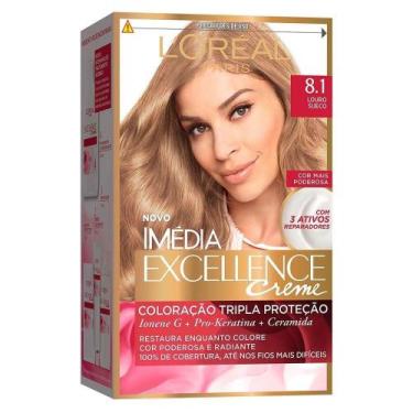 Imagem de Tintura Imédia Excellence 8.1 Louro Sueco 47g - Loréal Imédia