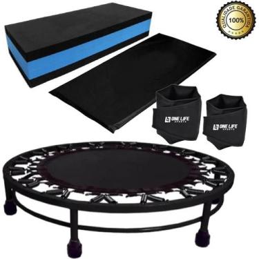 Imagem de Kit Aeróbico Mini Jump+Colchonete + Caneleira 2Kg + Step - Infinity