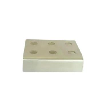 Imagem de Display u 6 furos acrilico perolado branco - Shopmicro