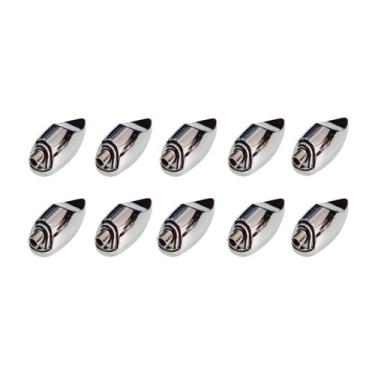 Imagem de Kit 10 Canoas Para Tom Surdo Caixa Bateria 19.09 Cromada - Spanking