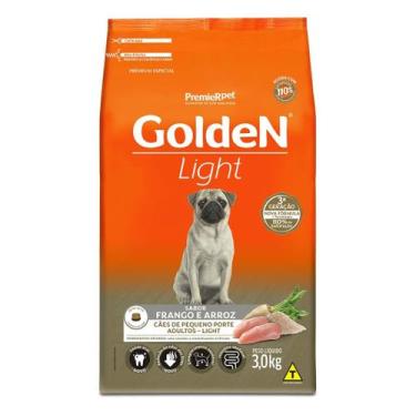 Imagem de Ração Golden Light Cães Adultos Mini e Pequeno sabor Frango e Arroz 3 