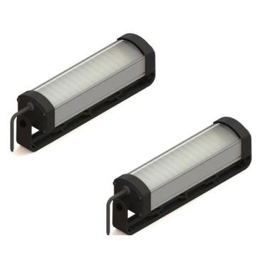 Imagem de KIT 2 Refletor Basic 100W LED Osram 9000lm Bivolt Branco Frio IP66 - R