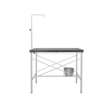 Imagem de Mesa Cirúrgica Com Tampo Inox e Balde - Pet Shop - Açomix