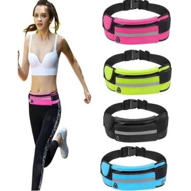 Imagem de Pochete Slim Corrida Unissex Academia Fitness Neoprene - ALWY, Rosa fl