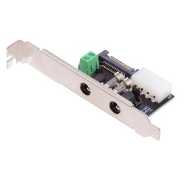 Imagem de Xiwai SATA-15pin/IDE-4Pin para DC 12V 5V Sistema de Potência de Saída Sistema de Gerenciamento de Controle Inteligente Cartão de Alimentação com Suporte PCI-E para Roteador de Monitor