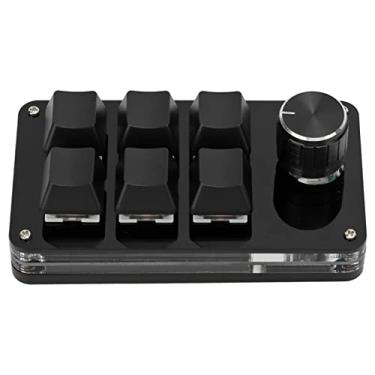 Imagem de Sanpyl Mini Teclado Macro Mecânico para Jogos, 6 Teclas com Botão Programável, USB para Windows, Vista (Preto Completo)