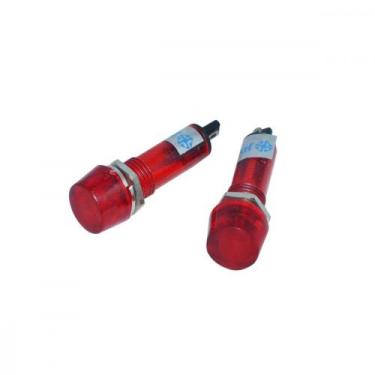 Imagem de Sinaleiro Jng Sem Rabicho Pl101 127V Vermelho 52183 - Kit C/10, 110V