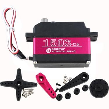 Imagem de Wishiot 150kg RC Servo 270° DS51150 Digtal Servo Waterproof High Torque Large Scale Servo with Full Metal Gear for Baja Car 1/5