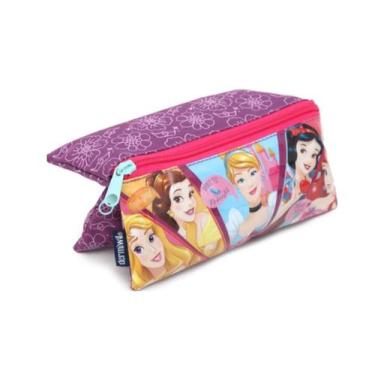 Imagem de Estojo Escolar Penal Triplo Princesas Disney - Xeryus