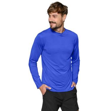 Imagem de Camiseta Masculina UV Manga Longa Proteção Solar UV50+ Conforto - Slim