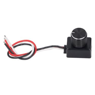 Imagem de Interruptor Dimmer PWM 12-24V para Luzes LED Botão de Escurecimento Suave Com Prevenção de Sobrecorrente Caixa de Alumínio Interruptor de Controle de Escurecimento de Iluminação