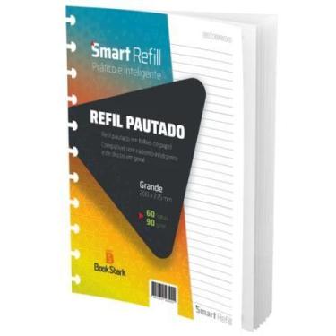 Imagem de Refil Pautado Para Caderno Inteligente 60 Folhas- 11 discos - Sem marc