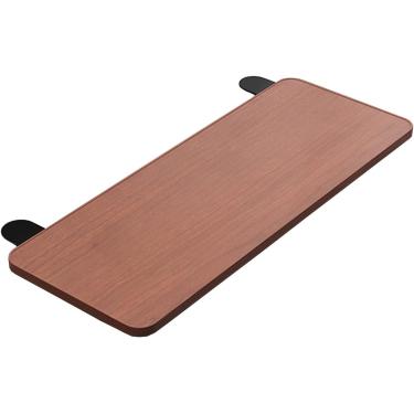 Imagem de Bandeja extensora de mesa, bandeja extensora de mesa ergonômica, bandeja dobrável para gaveta de teclado, gaveta para teclado, braçadeira sem punção (disponível em três tamanhos), carvalho,