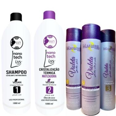 Imagem de Kit Cristalização Matizadora Juzy 1l + Kit Violeta 3x300ml Mairibel - 