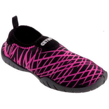 Imagem de Sapatilha de Neoprene para Esportes Aquáticos Cetus Fish, Rosa, 37