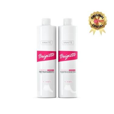 Imagem de 1 - Kit Escova Progressiva Brigitte  Shampoo + Ativo 1000ML - VANITE N