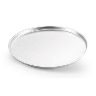 Imagem de Forma De Pizza Lisa 1,1 Litro em Alumínio Cristal Mais Sabor Crocância