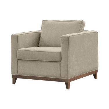 Imagem de Poltrona Decorativa Sala Quarto Estofada Moderna Rubi - Mance Decor, S