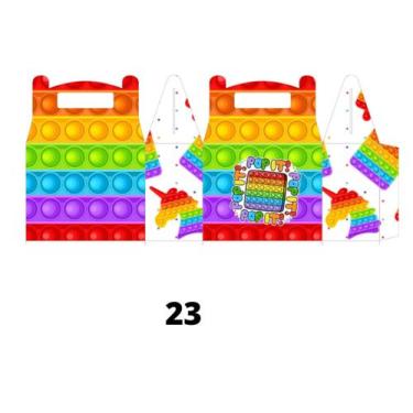 Imagem de 100 Caixas Milk Caixinha Lembrancinha Aniversário Tema - Impressões Pa