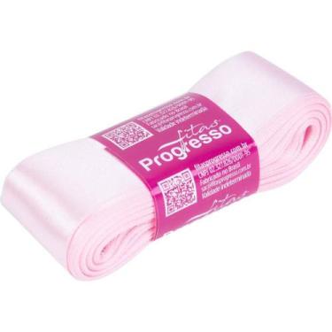 Imagem de Fita de Cetim 38MM 10M Rosa Claro 206 - Fitas Progresso
