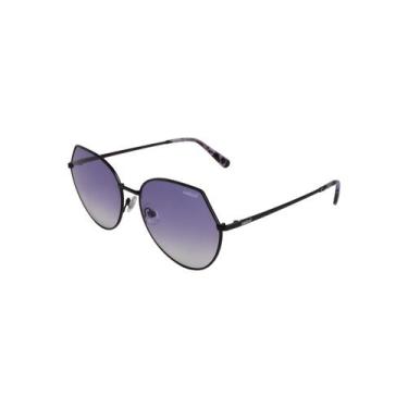 Imagem de Óculos Solar Colcci C0213a14a7 Preto Fosco Lente Roxo Degradê, Preto