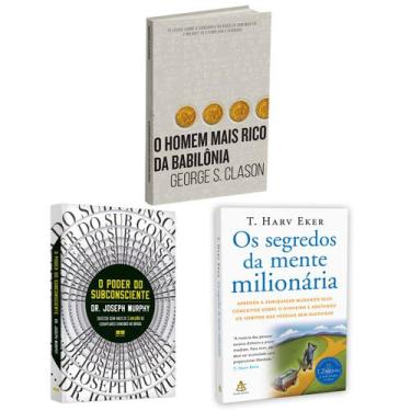 Imagem de Kit 3livros, O Poder do Subconsciente + O Homem Mais Rico da Babilônia