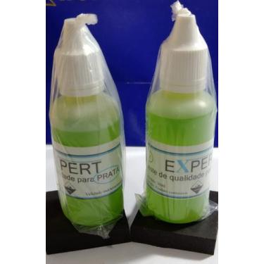 Imagem de Testador de joias testa prata com Perfeição 2 Vidros 30 Ml + 2  Pedras