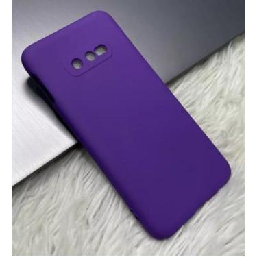 Imagem de Capa Capinha Case Samsung Galaxy S10/S10E/S10+ Plus Silicone Aveludado
